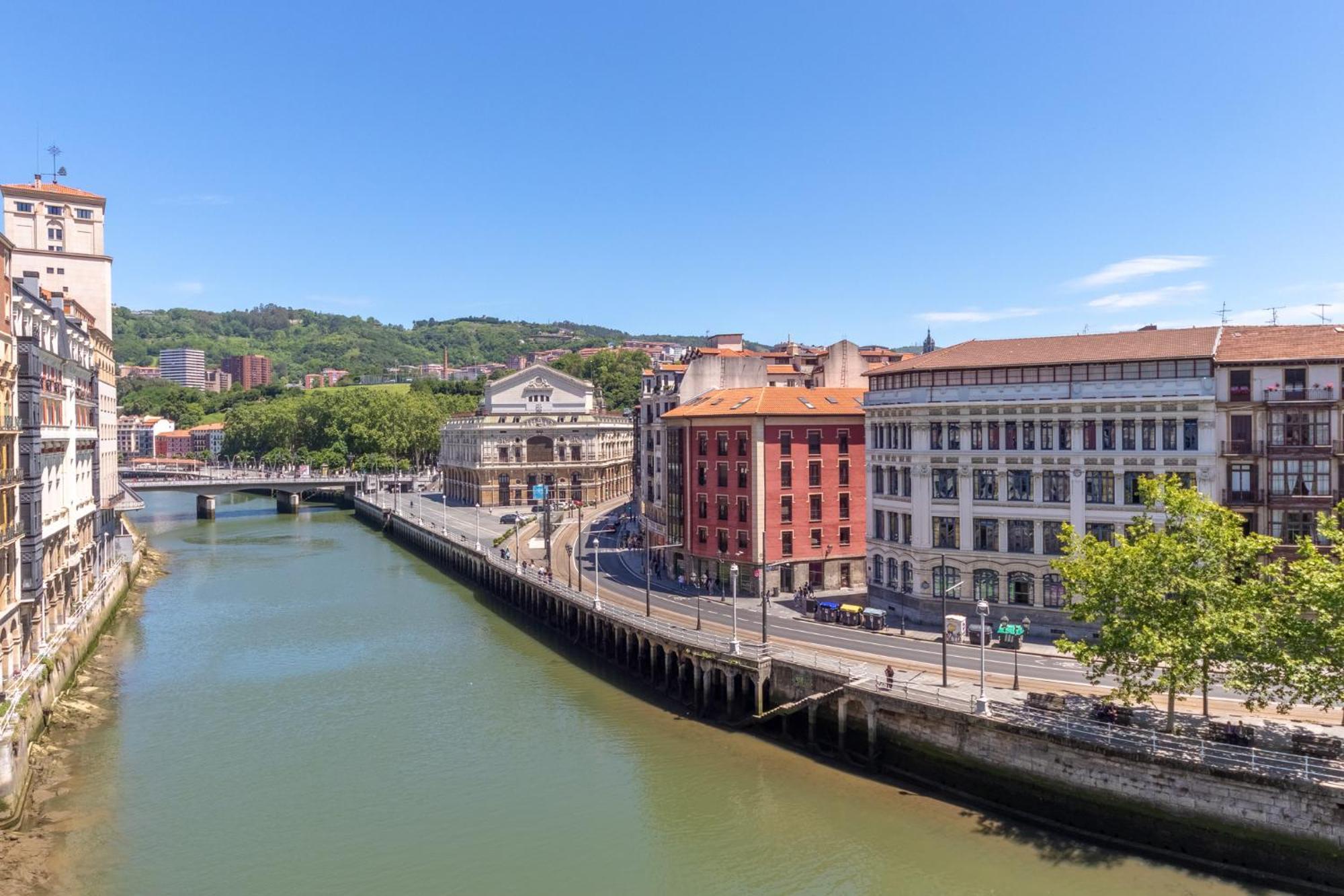 Apartamento Con Vistas A La Ria Bilbao Exteriér fotografie