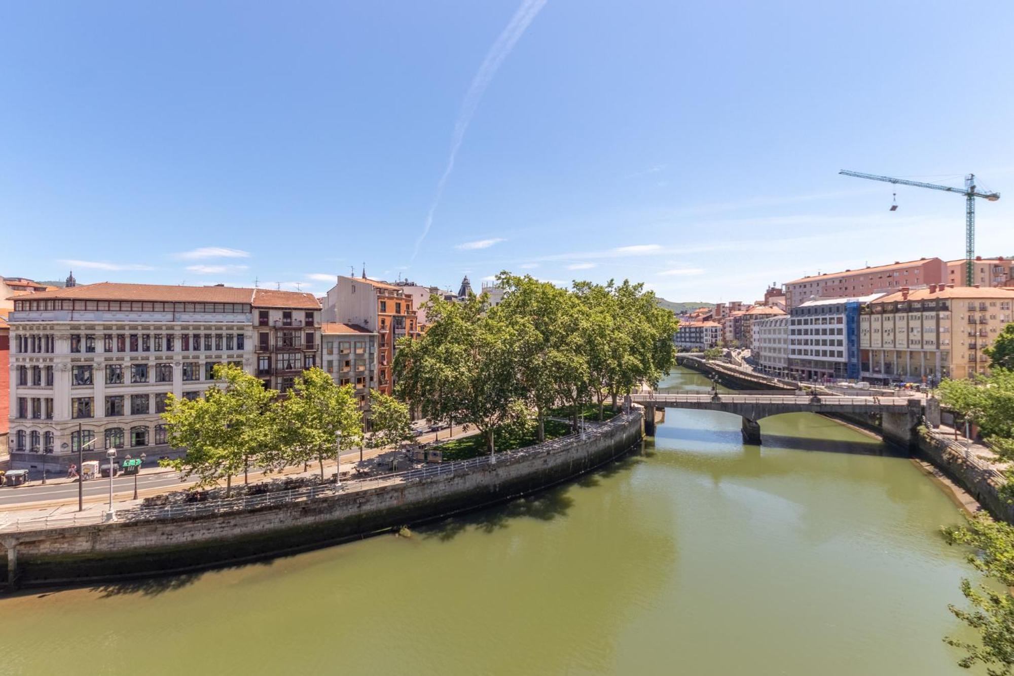 Apartamento Con Vistas A La Ria Bilbao Exteriér fotografie